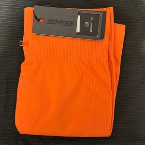 Bo+Tee Orange Gym Leggings | Sz L Women’s
